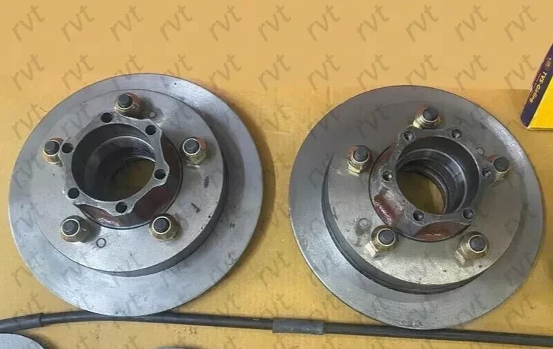 Kit de conversión de freno de disco - ruedas delanteras de 11" para Willys Jeep CJ2, CJ3 CJ5 M38 Foto 2 de 2