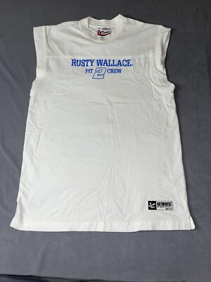 Rusty Wallace Chase Authentic on  Track Apparel Muscle Tee size Medium