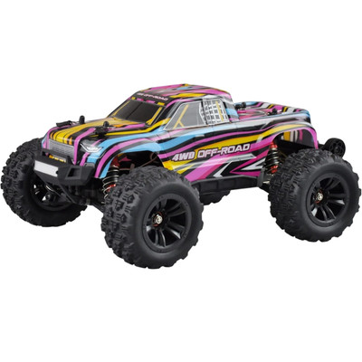 Amewi 22628 - Hyper GO Monstertruck- Brushless Motor - 4WD - 1:16 RTR -blau/rot 