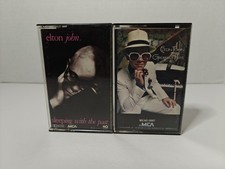 Lot Of 2 Elton John Cassette Tapes Sleeping With The Past Greatest Hits