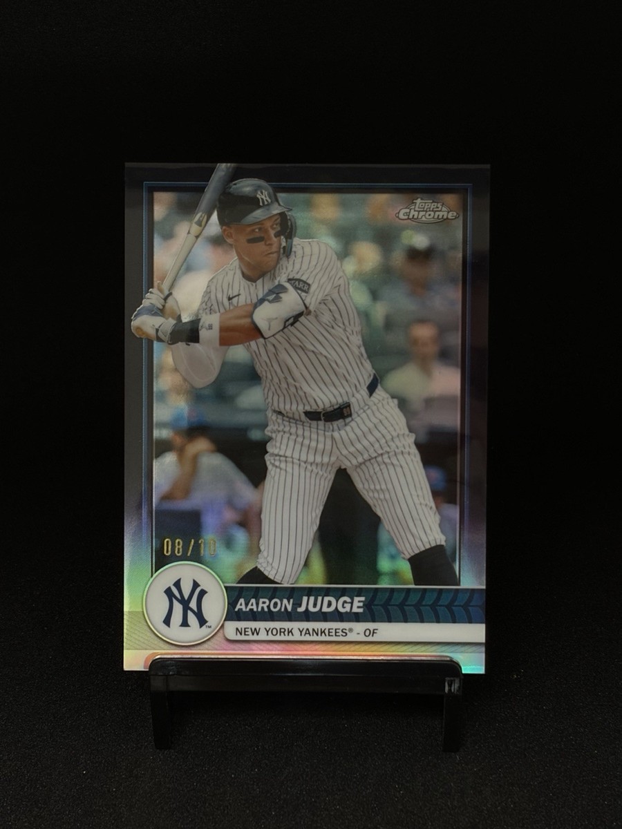 2026 Topps Chrome Flagship Aaron Judge Black Refractor /10 Yankees 