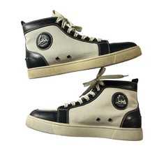 Christian Louboutin Louis Flat Calf and Canva...
