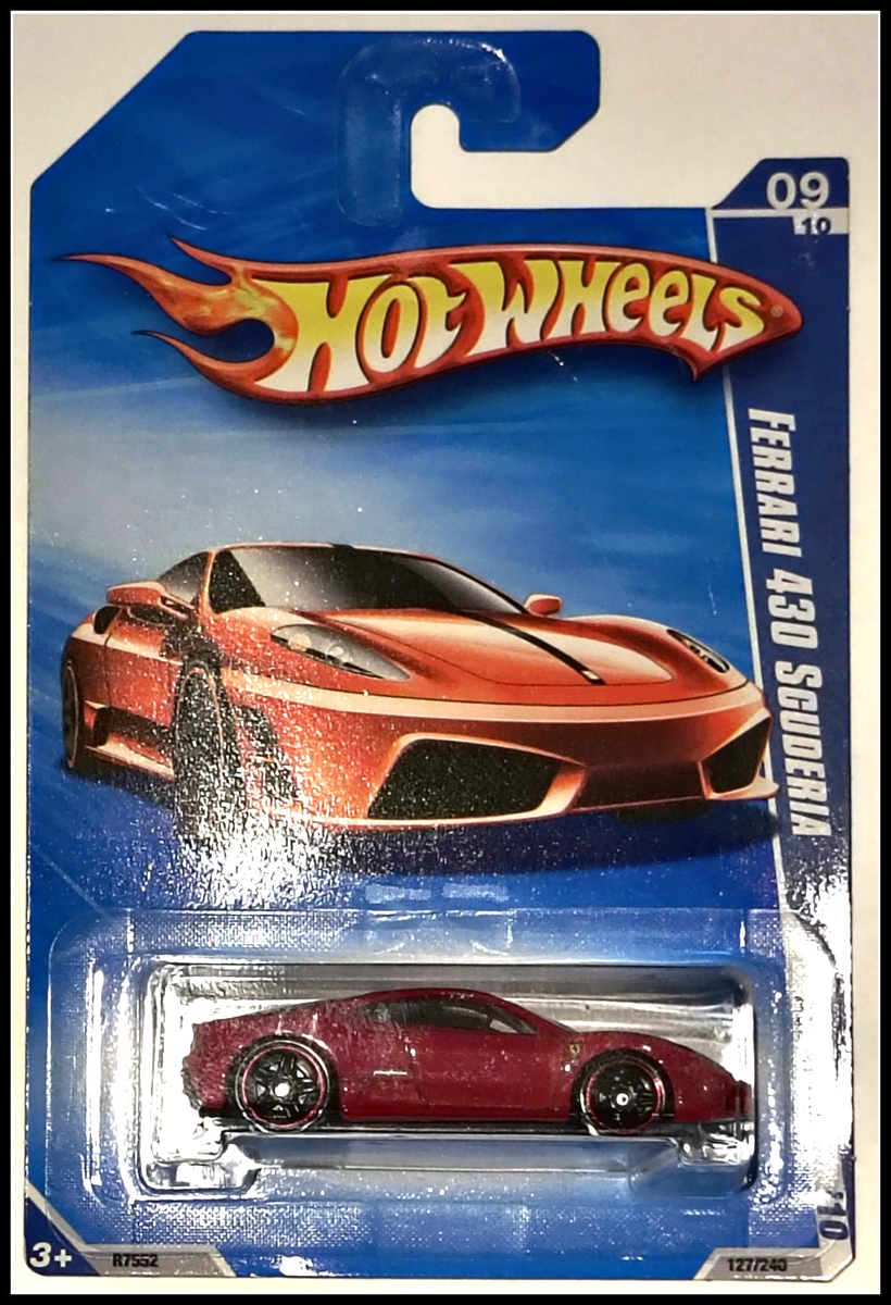 Hot Wheels FERRARI F430 SCUDERIA レッド Hot Wheels Red Ferrari 430 Scuderia 127/240 2010 | eBay