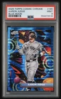 2025 Topps Cosmic Chrome Aaron Judge Blue Moon SP #’d 99/99 Jersey Match PSA 9
