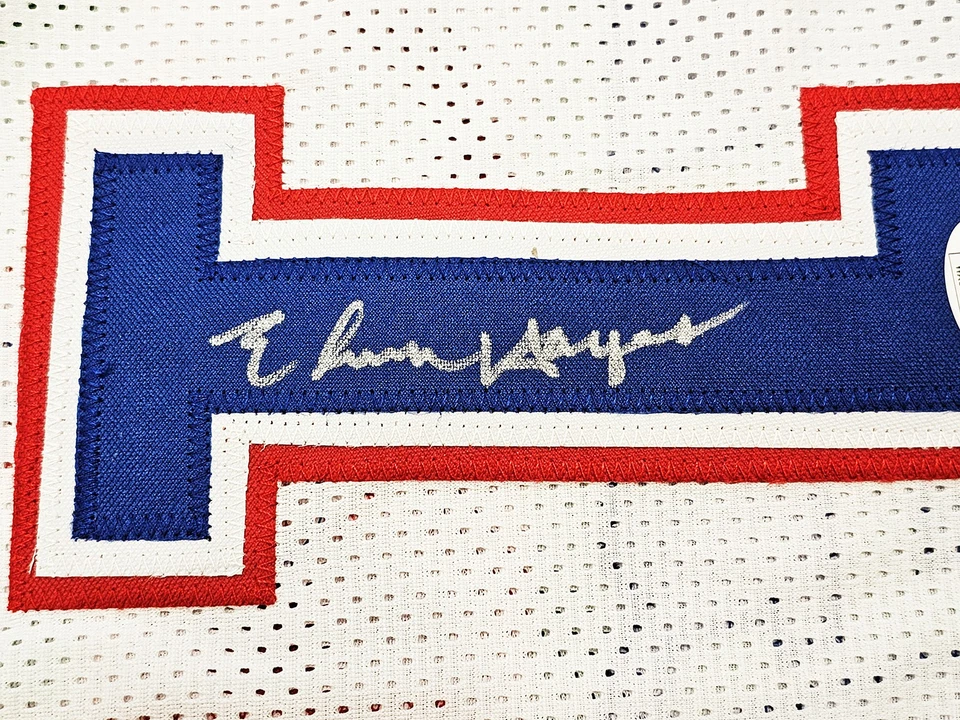 Washington Bullets Elvin Hayes Autographed Signed White Jersey JSA - Image 4 of 4