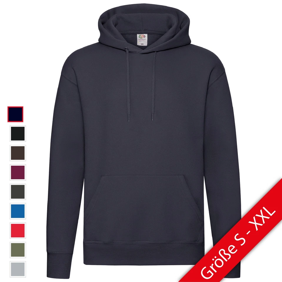 Sudadera con capucha premium Fruit of the Loom - Imagen 1 de 1