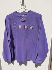 Vintage The Disney Store Winnie the Pooh Sweatshirt Long Sleeve Button Neck