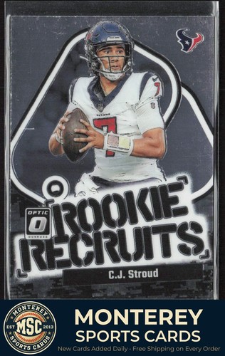 C.J. Stroud 2023 Donruss Optic Rookie Recruits #4 Houston Texans