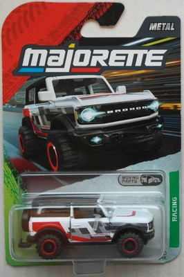 Majorette Racing Premium Cars Ford Bronco Wildtrak weiß/schwarz Neu/OVP SUV Auto