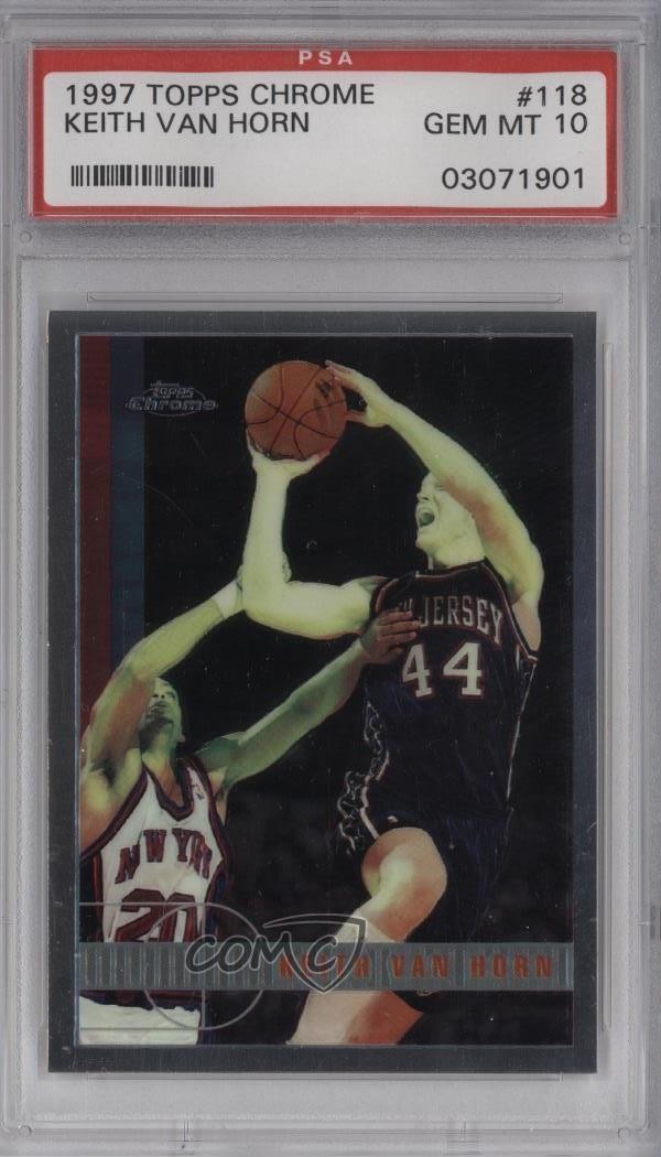 1997 Topps FLAIR SHOWCASE Keith Van Horn front
