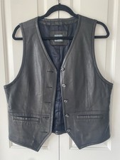 Leather Womens Vest SOFT Leather Vintage Liz Wear Perfect Condition Sz 10
