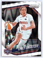 2025 Panini Prizm WNBA #84 Emily Engstler White Seismic Prizms