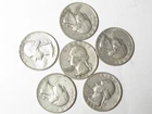 Lot of 6 Washington Quarter 90% Silver - #11315-12