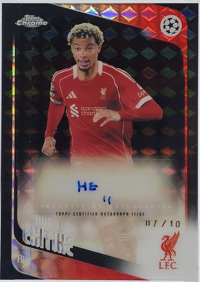 2025-26 Topps Chrome Premier League - Hugo Ekitike #CA-HE for sale