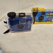 Set Of 2 Snap Sights Optics Underwater Cameras Untested