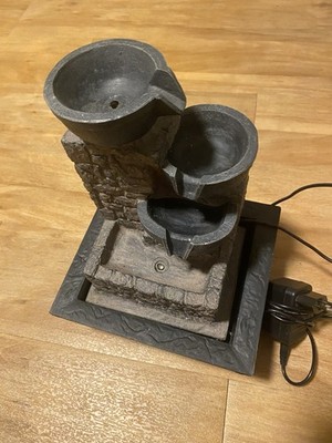 Zimmerbrunnen Tischbrunnen LED Wasserfall
