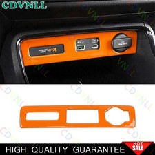Cubierta de panel de encendedor de cigarrillos consola naranja brillante para Honda CR-V 23-2024