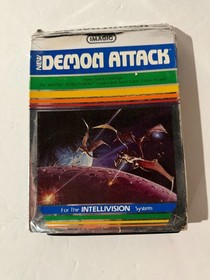 Intellivision Demon Attack & Atlantis & Beauty and The Beast *not tested*