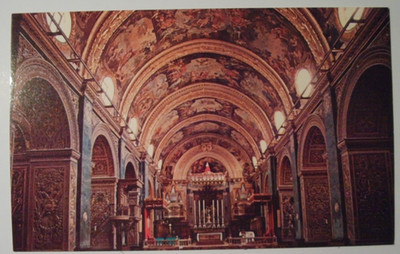 Postkarte St. John's Co-Cathedral Valletta CLM 127 Malta
