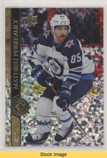 2020-21 Upper Deck Speckled Rainbow Foil Mathieu Perreault #195 READ 1b8