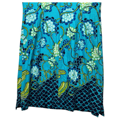 @s@ Lilly Pulitzer Dress Womens 4 Blue Koi Fish Sleeveless Shift