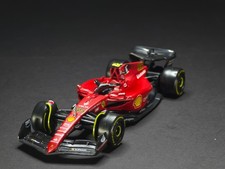 1:43 Bburago 2023 F1 Racing Ferrari F1-75 Carlos Sainz w/Showcase Diecast Car