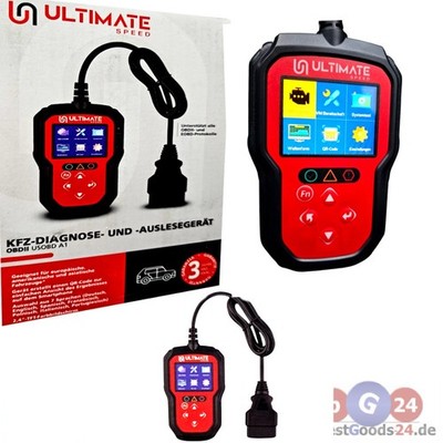 KFZ-Diagnose- und -Auslesegerät »OBDII - USOBD A1« Auto Diagnosegerät NEU