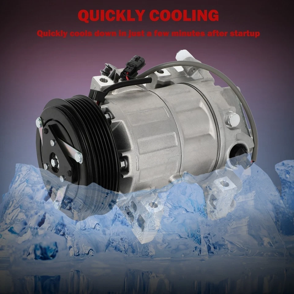 AC A/C Compressor & Clutch 92600JG30A For Nissan X-Trail 2.5L 2008-2012 New Foto 4 de 4