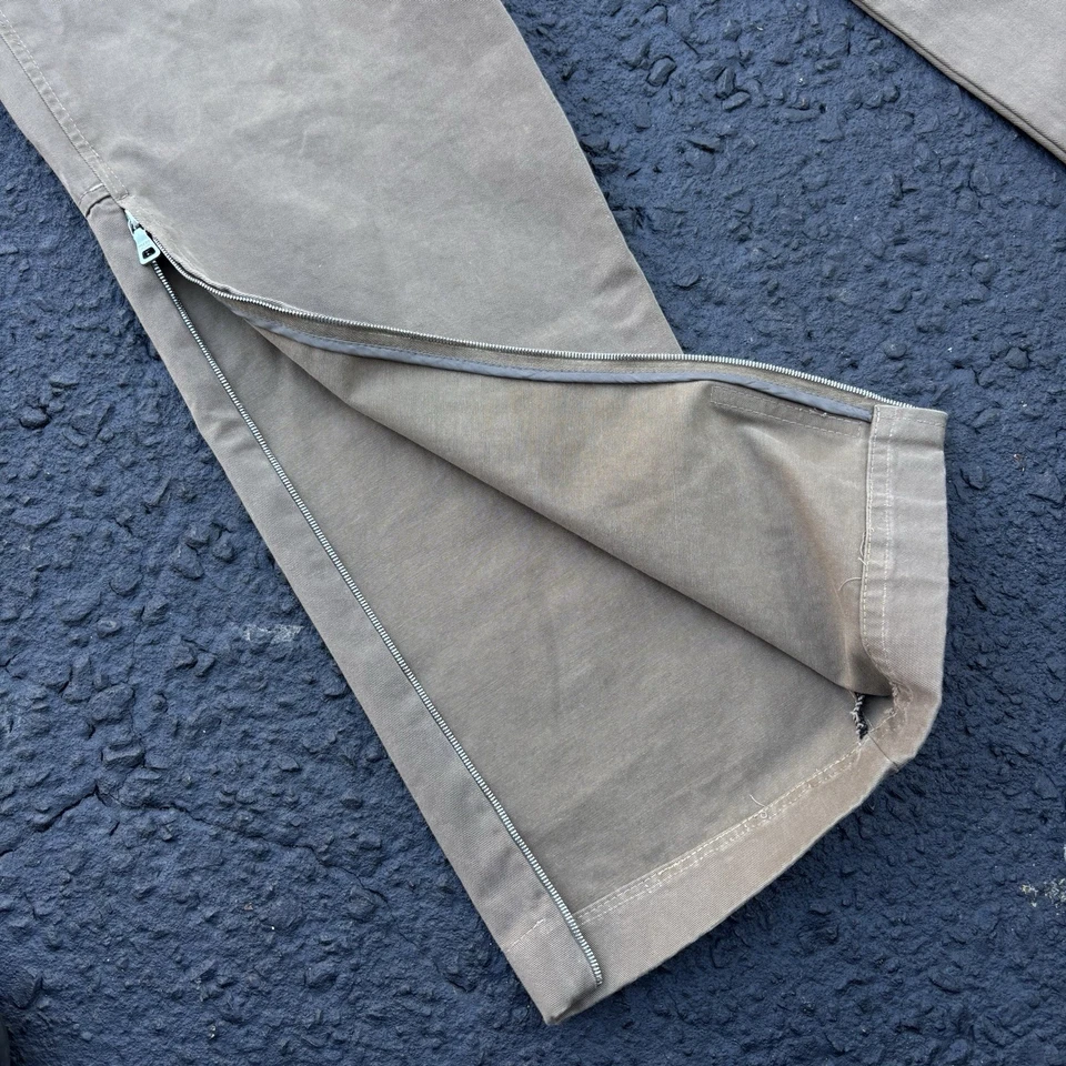 Prada Tern Linea Rossa Half Zip Pants Brown Size 50 - Image 3 of 4