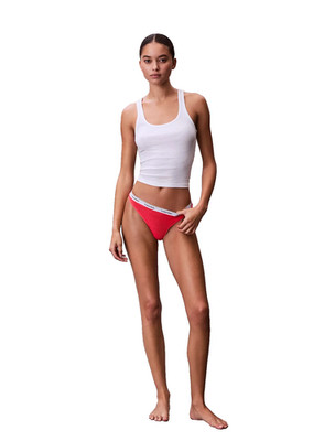 THONG - Calvin Klein Women s (LARGE) Icon Logo Thong QF5043-640