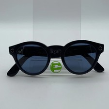 Ray-Ban Stories Wayfarer Round Shiny Black Standard RW4003 AI Smart Glasses