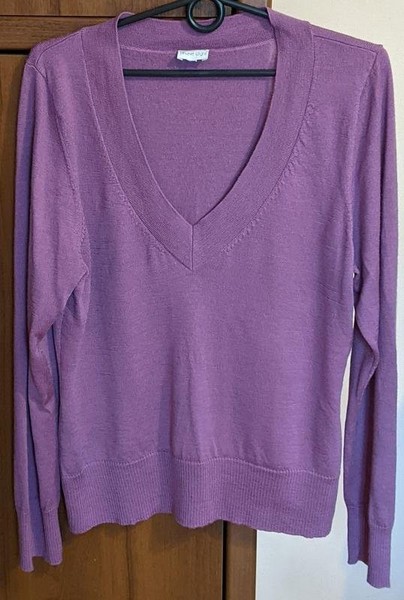 Women Phase Eight Sweater Lilac Wool 38 / M / 46
