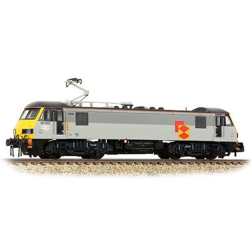 Graham Farish 371-781 Class 90/0 90037 BR Railfreight grau Spur N | Zustand: New