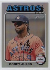 2024 Topps Heritage High Number Chrome Silver Border /225 Corey Julks #47 y8x