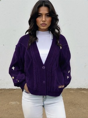 Taylor Swift Midnights Cardigan Stylish Knit Sweater leisure