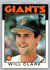 1986 Topps Traded  Will Clark 24T
