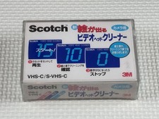 New Scotch VHS-C VIDEO HEAD CLEANING CASSETTE Cleaner