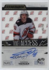 2024 Credentials 2024-25 Upper Deck Update 45/99 Dawson Mercer #TA-DM Auto az1