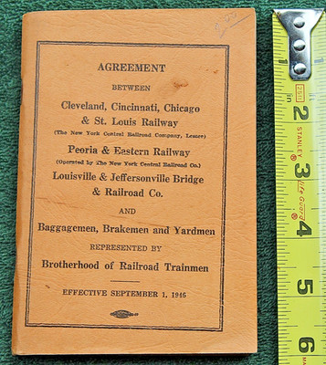 1946 Louisville & Jefferson Bridge Peoria & Eastern Railway CCC StLouis Railroad