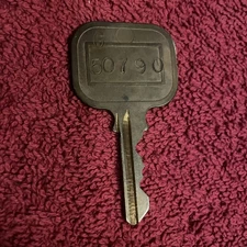 Vintage 3” Brass Hotel Or Motel Key G Stamped 50790 RARE