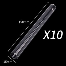 10 x 15 150mm Round-bottomed Glass Tubes High Temperature Sample Containers
