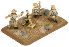 Flames of War BR734 8th Army 3-inch Mortar Platoon 6 Mortars Gaming Miniatures