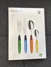 WMF Kinderbesteck Fun Childs Set 4 Cromargan Stainless Steel 18/10