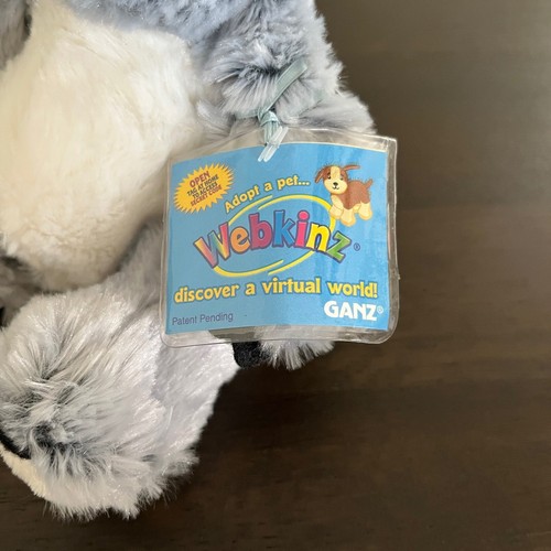 Oso Koala Webkinz Ganz Gris Blanco Peluche Muñeca Etiquetas Código Sellado - Imagen 5 de 7