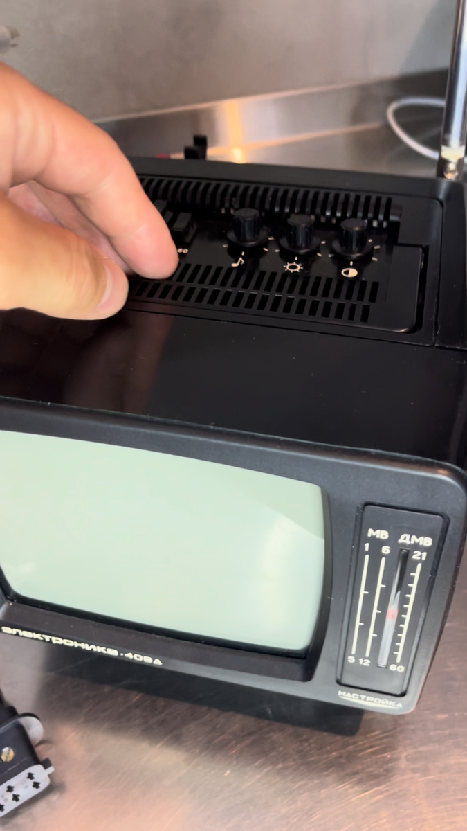 テレビデオ RARE Collectible condition soviet Portable Television TV