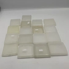 Lot of 17  Sega Game Gear OEM Official Clear Game Cartridge Cases Dust Covers