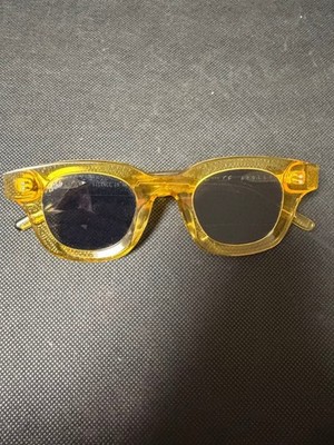 AKILA APOLLO Yellow Frame Black Lens Sunglasses Very Good