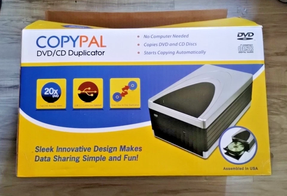 Acumen Disc CopyPal II 1 to 1 Single Target CD DVD Disc Copier D01COPYPALII - Image 3 of 4