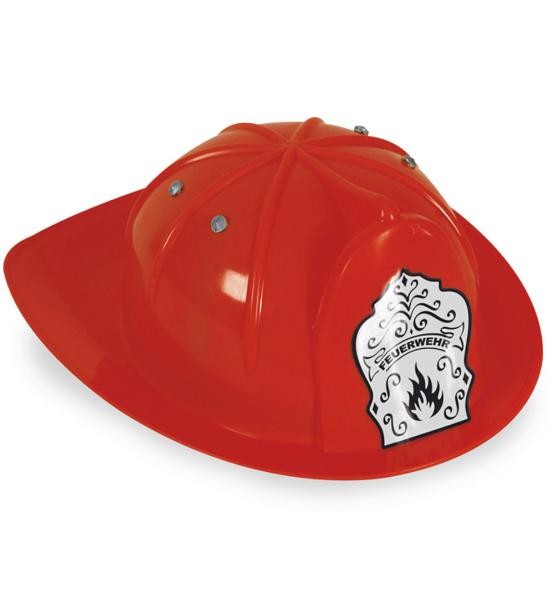 Fasching KostüM Feuerwehrhelm Rot Einsatzhelm Feuerwehrmann-image