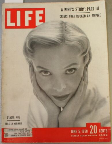 June 5 1950 Life Magazine Stasia Kos Sugar Ray Robinson - Picture 1 of 1
